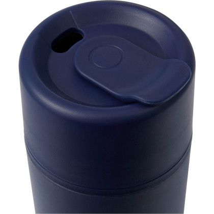 Custom Urban 16 oz Recycled Tumbler - Navy Top View