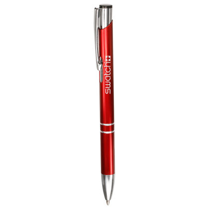 Custom Ballpoint Aluminum Pens - Burgundy
