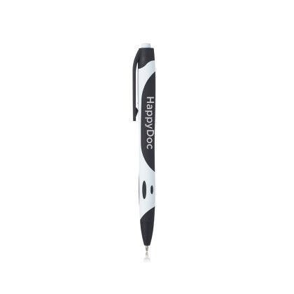 Custom Detroit Rubberized Plastic Pens - White