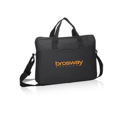 Custom Polyester Messenger Bags - Black