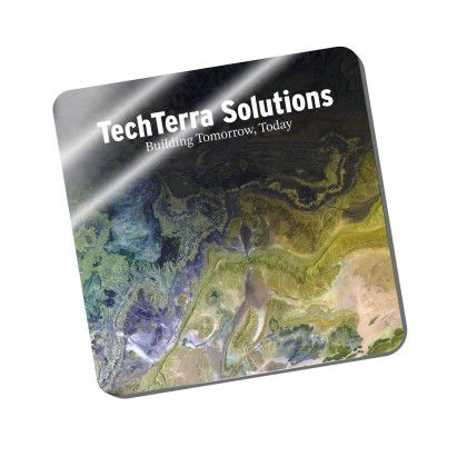 Custom Glass Trivet 6" x 6" - Multicolor