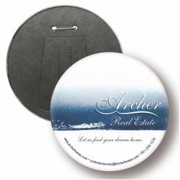 Custom 6" Round Celluloid Buttons - Multicolor