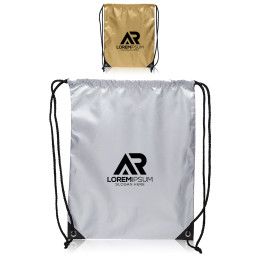 Custom Urban Shiny Drawstring Bags - All Colors 