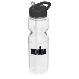 Custom 28 oz. Sports Bottles with Straw - Black
