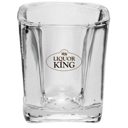 Custom 2 oz. Square Shot Glasses - Clear 