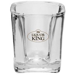 Custom 2 oz. Square Shot Glasses - Clear 
