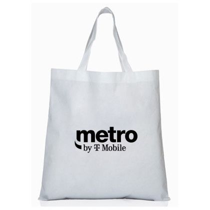 Custom Full Color Sublimation Tote Bags - White Custom Full Color Sublimation Tote Bags - White