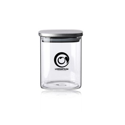 Custom Branson 30 oz. Square Storage Jars - Clear Custom Branson 30 oz. Square Storage Jars - Clear