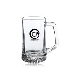 Custom 25 oz. ARC Glass Beer Mugs - Clear