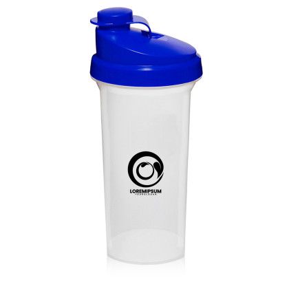 Custom 25 oz. Plastic Shaker Bottles - Blue Custom 25 oz. Plastic Shaker Bottles - Blue