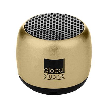 Custom Mini Bluetooth Aluminum Speaker - Gold