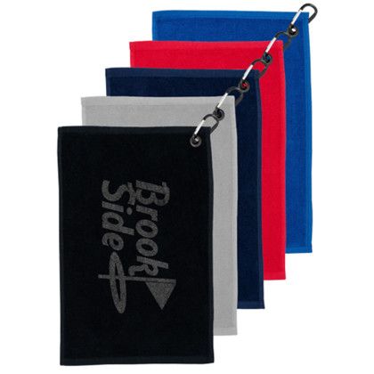 Custom 18" x 11" Junior Colored Golf Towels - All Colors 