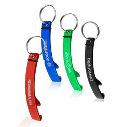 Custom Portable Bottle Opener Keychains - All Colors 