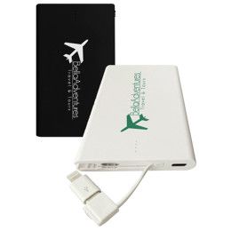 Custom Slim Card 2500 mAh Power Bank - All Colors 