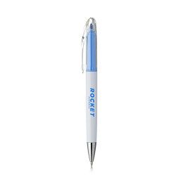 Custom Appleton Click Action Ball Point Pen with Highlighter - Blue