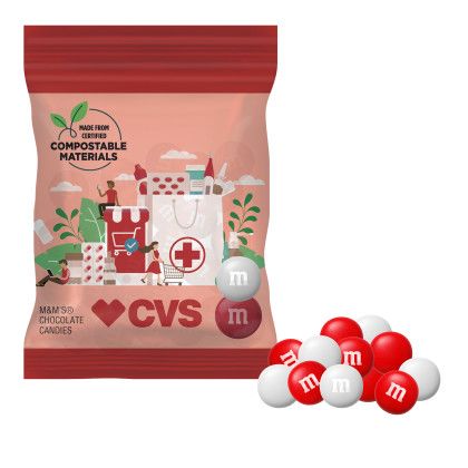 Custom 2oz ECO-Digibag, Compostable & Full Color, Color Choice M&M'S 
