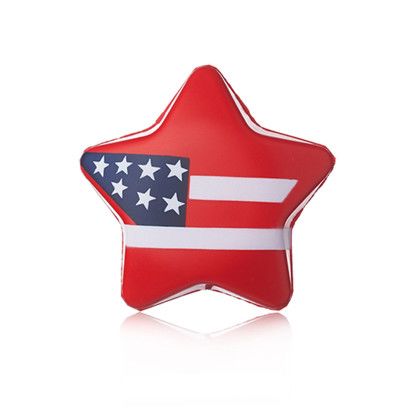 Custom USA Star shaped stress balls - USA Star