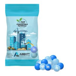 Custom 1oz ECO-Digibag, Compostable & Full Color, Color Choice M&M'S 