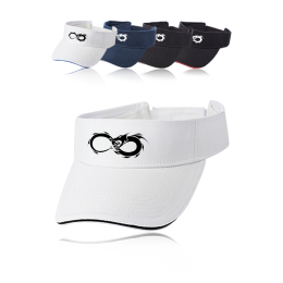 Custom Solid Color Brushed Cotton Sandwich Visors - All Colors Custom Solid Color Brushed Cotton Sandwich Visors - All Colors
