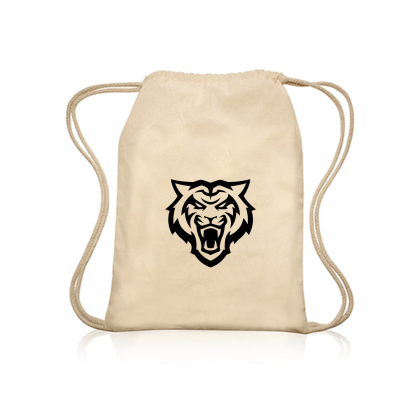 Custom Cotton Drawstring Bags - Natural