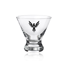 Custom 8.25 oz. Libbey Cosmopolitan Stemless Martini Glasses - Clear