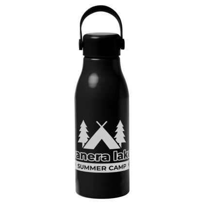 Custom CORE365 22oz Recycled Aluminum Water Bottle - Black Custom CORE365 22oz Recycled Aluminum Water Bottle - Black