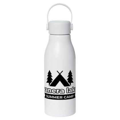 Custom CORE365 22oz Recycled Aluminum Water Bottle - White Custom CORE365 22oz Recycled Aluminum Water Bottle - White