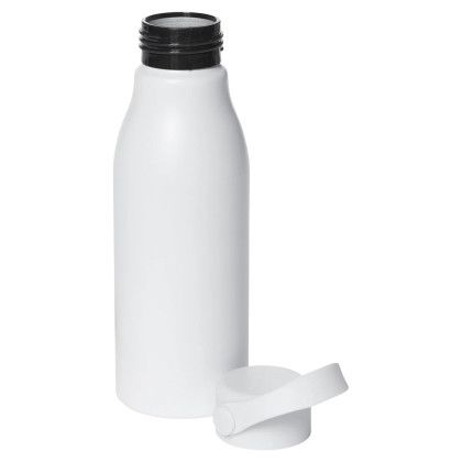 Custom CORE365 22oz Recycled Aluminum Water Bottle - White Open Lid Custom CORE365 22oz Recycled Aluminum Water Bottle - White Open Lid