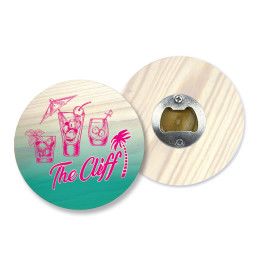 Custom CoasterStone Pop-A-Top Coaster - Bulk