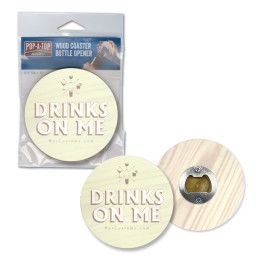 Custom CoasterStone Pop-A-Top Coaster- 1 pack