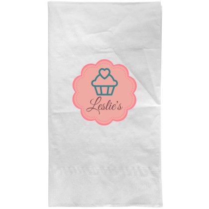 Custom 2-Ply Dinner Napkin - White