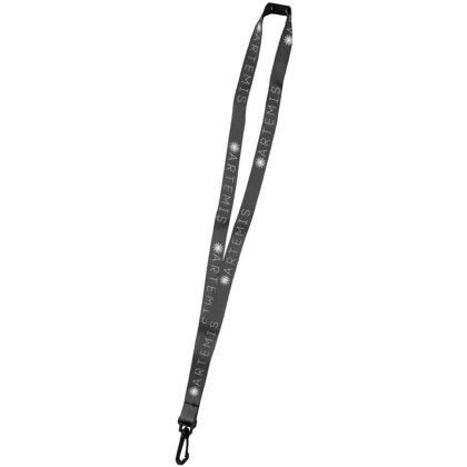 Custom 36" Dye Sublimation Lanyards with Safety Breakaway - Dark Gray