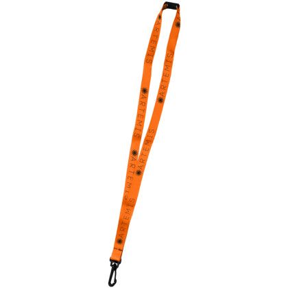 Custom 36" Dye Sublimation Lanyards with Safety Breakaway - Orange