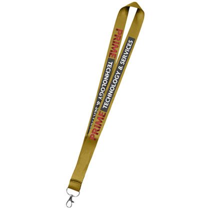 Custom 36" Dye Sublimation Micro Weaved Polyester Lanyards - Vegas Gold Custom 36" Dye Sublimation Micro Weaved Polyester Lanyards - Vegas Gold