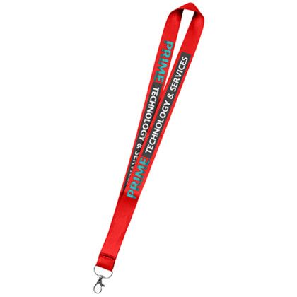 Custom 36" Dye Sublimation Micro Weaved Polyester Lanyards - Red Custom 36" Dye Sublimation Micro Weaved Polyester Lanyards - Red