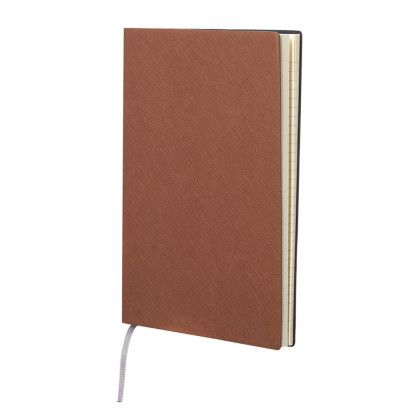 Custom Charleston Soft Bound Journals - Brown Side View 