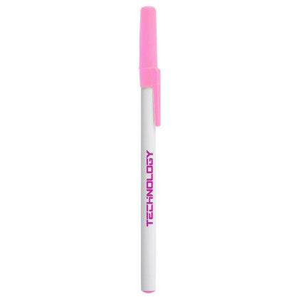 Custom Value Stick Pens - Pink 