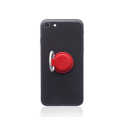 Custom Eclipse Plastic Ring Cellphone Holders - Vertical Display View