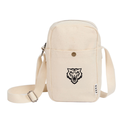 Custom FEED Organic Cotton Crossbody - Natural