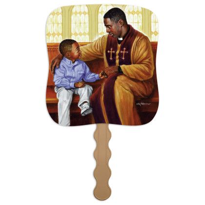 Custom Spiritual Guidance - Pictorial Fan - Front View