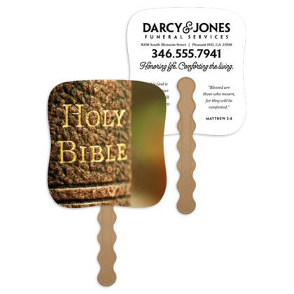 Custom Holy Bible - Pictorial Fan 