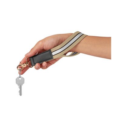 Custom Summit Wrist Strap Keychain - Summit Sand In Use