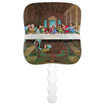 Custom The Last Supper - Pictorial Fan - Front View