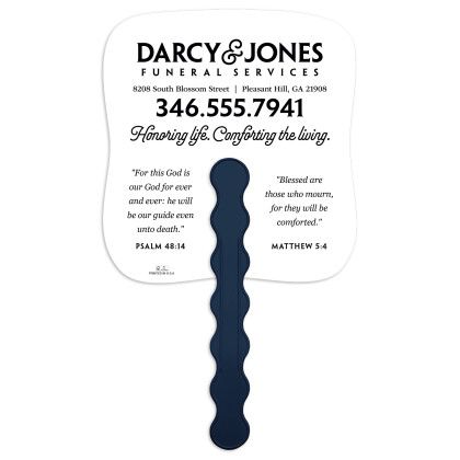 Custom Old Glory - Pictorial Fan - Back View Custom Old Glory - Pictorial Fan - Back View