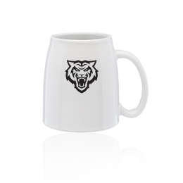 Custom 18 oz. Inverted Ceramic Personalized Mugs - White