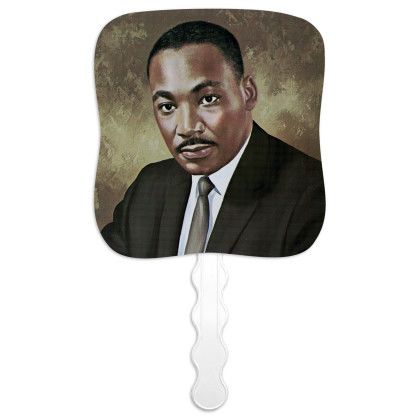 Custom Dr. Martin Luther King, Jr. - Pictorial Fan - Front View