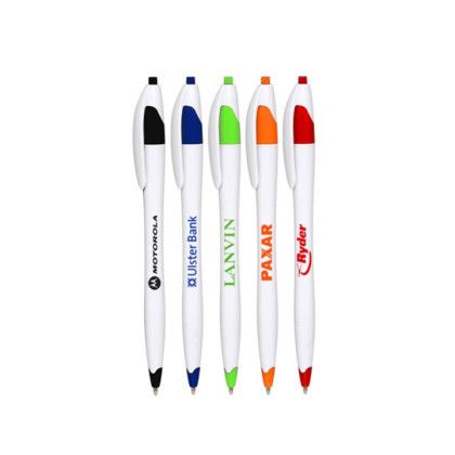 Custom Derby Ballpoint Pens in Assorted Colors - Assorted 