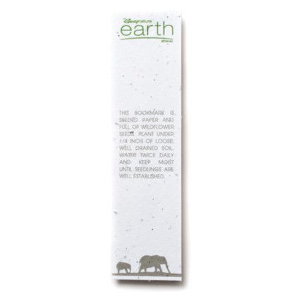 Custom Seed Paper Bookmarks - White