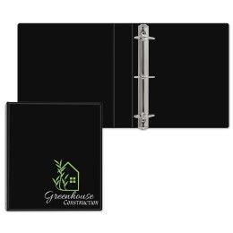 Custom 1 1/2" Express Angle D Ring Binder - Black