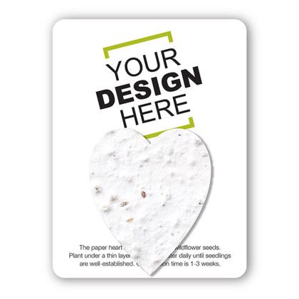 Custom The Mini Seed Paper Gift Pack - Heart